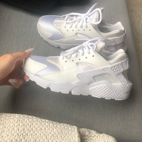 triple white huarache womens